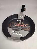 Сковорода 28см б/к 2,4л литая с антиприг.покрытием арт.FE-3501-28