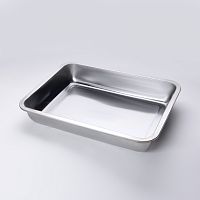 Противень 36*27*7 см.нерж. сталь (эконом).код.00-00003402