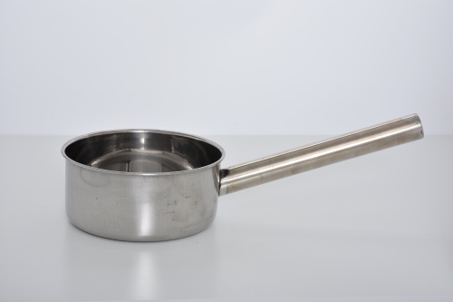 Ковш 2,3л МАЯР НЕРЖ дутая ручка-25*3см, д-18,5см, в-8,5см  зерк.полировка YK-17-19