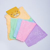 Салфетки из микрофибры 5 шт в упаковке 30*30. DB-25. Код:00-00004615