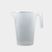 Мерный стакан(кувшин) пластиковый  5литр (YK-0419-23) (B-500ML)