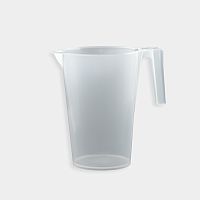 Мерный стакан(кувшин) пластиковый  2литр (YK-0419-23) (B-200ML)