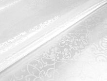 Клеенка 1,4*20 м тканевая с PVC покрытием JACQUARD SILVER мод.YM-T07С