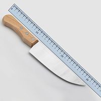 Нож 31см с деревянной ручкой (Поварская тройка) малый 40HO-6СН-М
