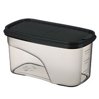 Банка 1л для сыпучих продуктов пластик 9,5*19*9,5 Код:3947