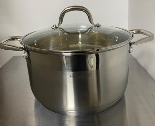 Кастрюля 6,3л.НЕРЖ VICALINA 6-ти сл/дно VL-1075 фото 2